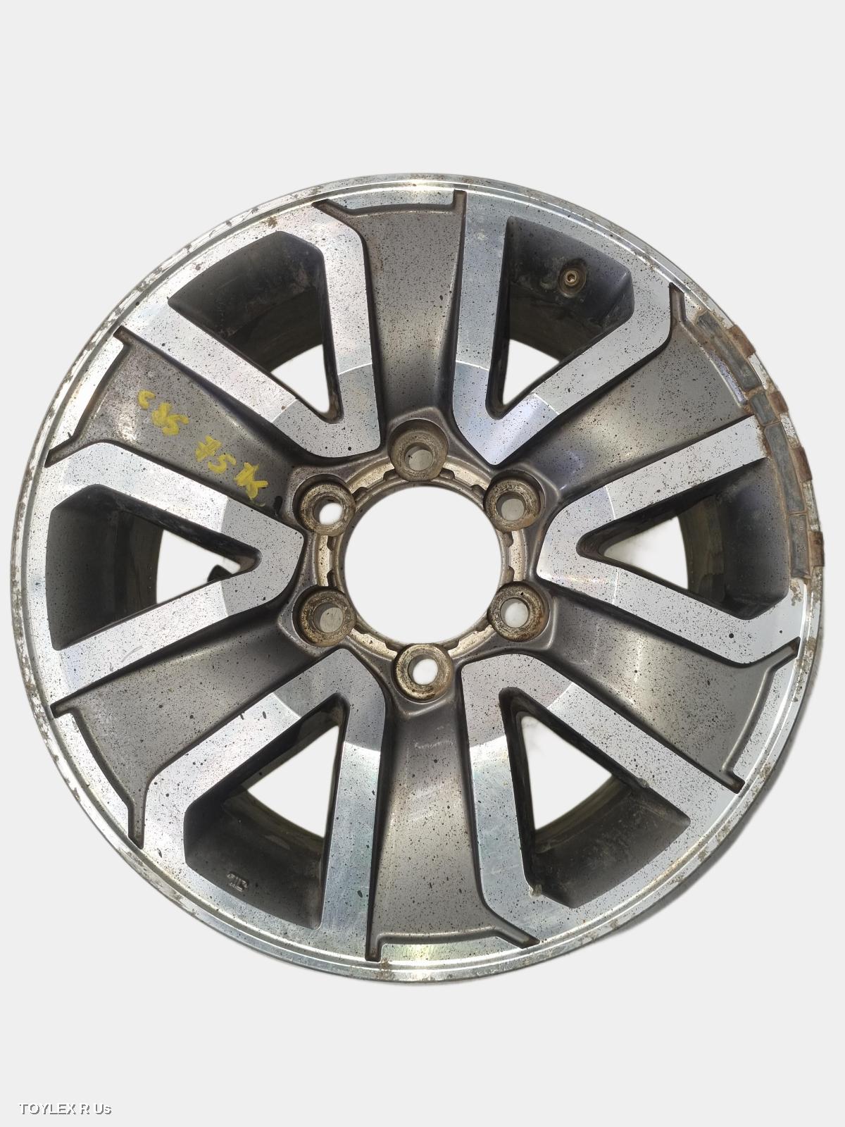TOYOTA HILUX 2008 Wheel Mag FACTORY, 17X7.5IN, 6 SPOKE, GREY, TRD
