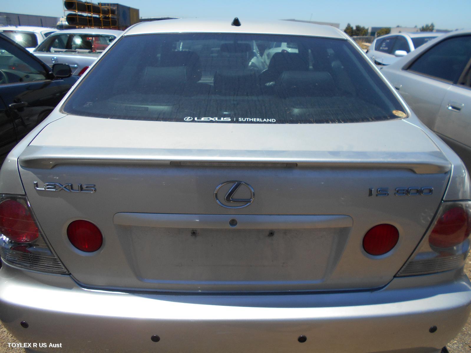 LEXUS IS200/IS300 2003 Bootlid/Tailgate BOOTLID, SPOILERED TYPE (2 POST SPOILER)