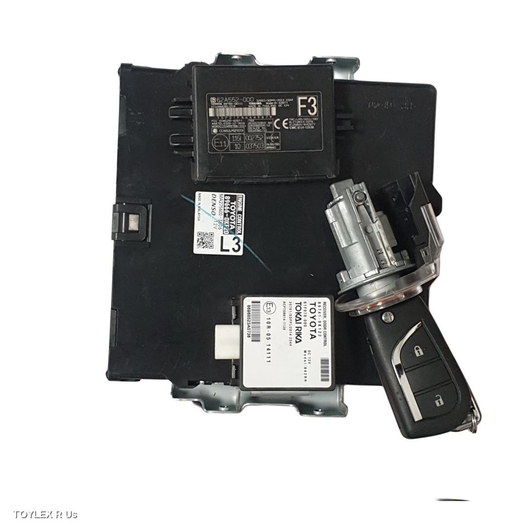 TOYOTA HILUX 2018 Ecu ENGINE ECU, 2.7, 2TR-FE, PETROL, MANUAL, P/N 896660KF20, SEC SET (ECU/IMM/READER/KEY)