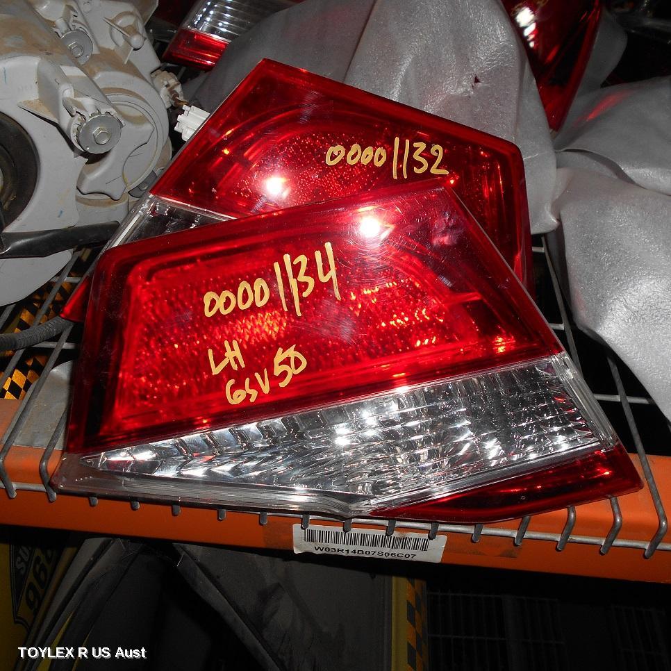 TOYOTA AURION 2014 Rear Garnish BOOTLID LAMP (LH SIDE), GSV50R