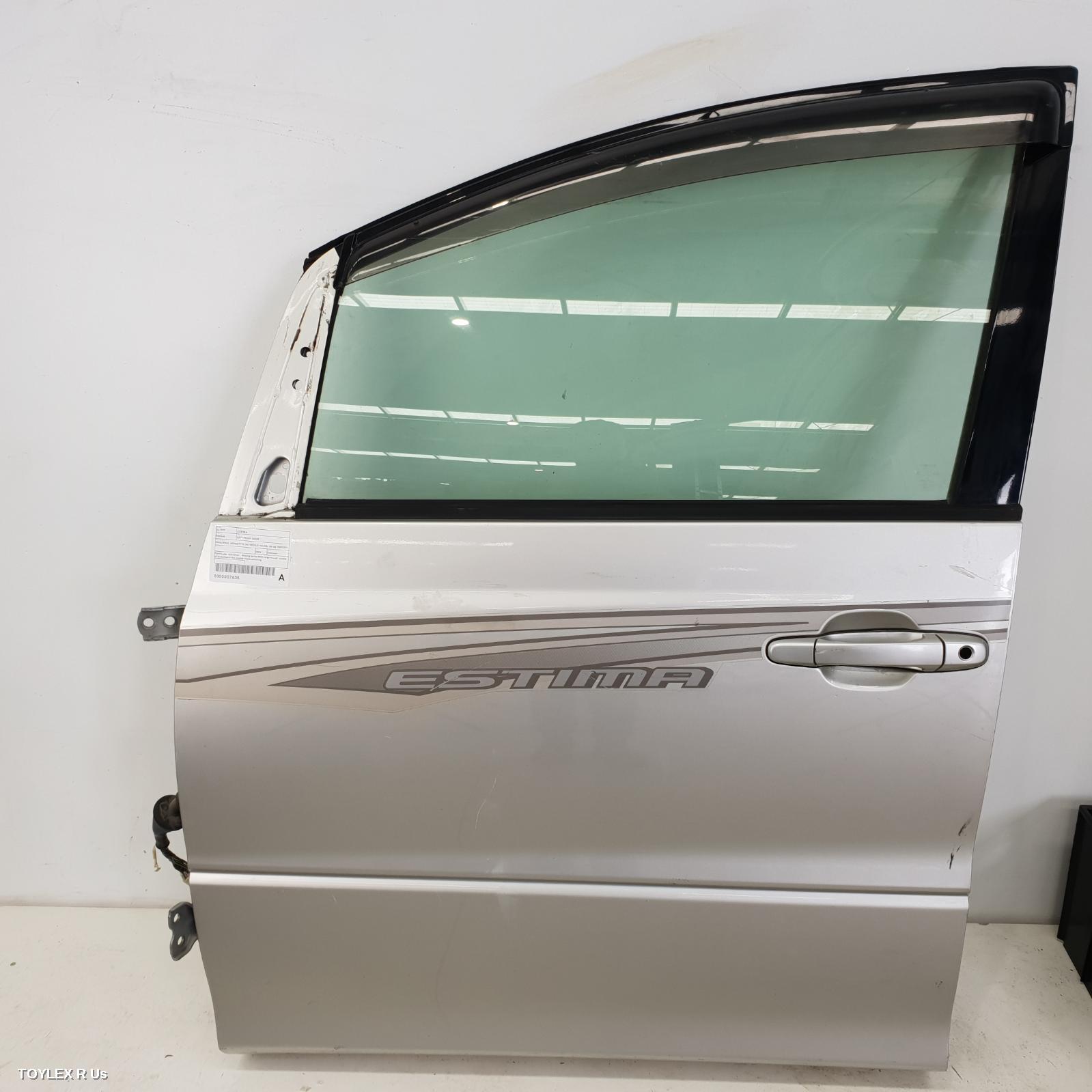 TOYOTA ESTIMA 2004 Left Front Door XR30/XR40, AERAS TYPE (W/ MOULD HOLES), 00-06 (IMPORT)