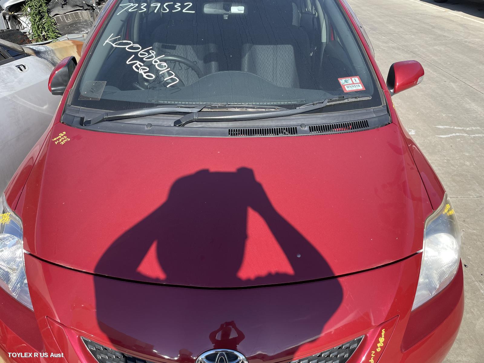TOYOTA YARIS 2009 Bonnet NCP9#, SEDAN, 03/06-06/16 (AUS ONLY)