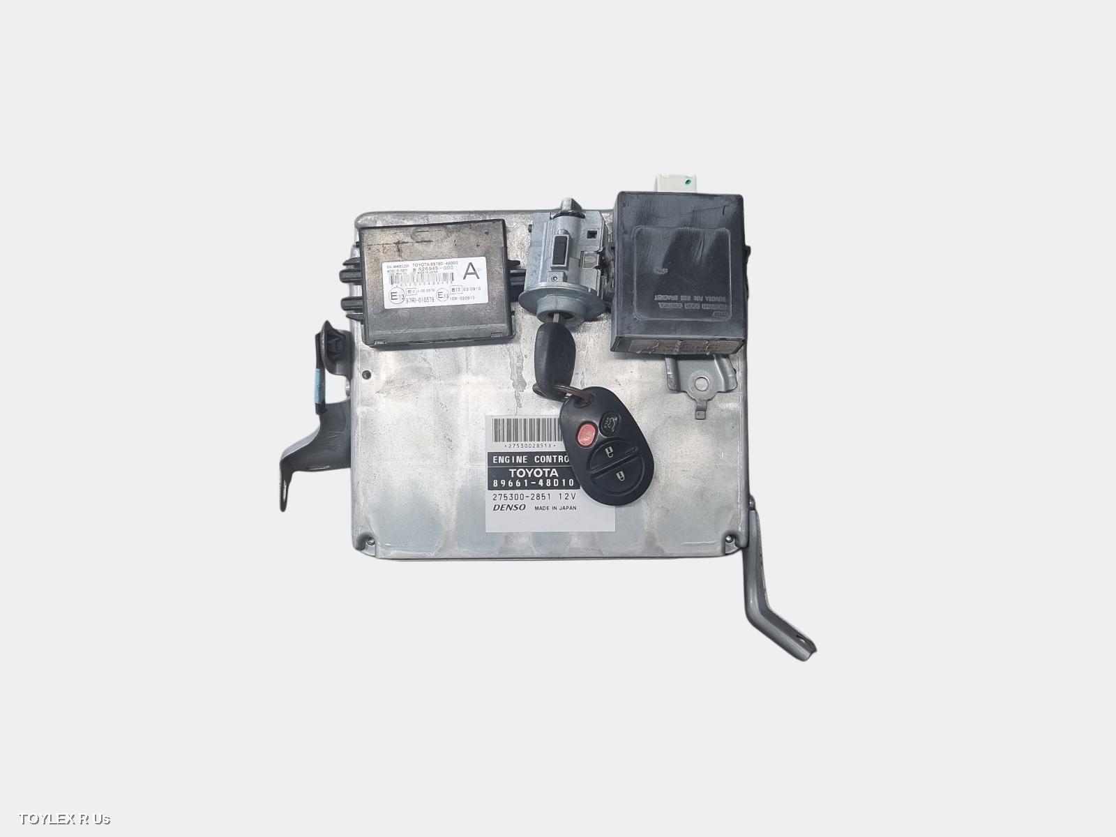 TOYOTA KLUGER 2008 Ecu GSU45, ENGINE ECU, 3.5, 2GR-FE, PETROL, P/N 8966148D10, SEC SET (ECU/IMM/READER/KEY)