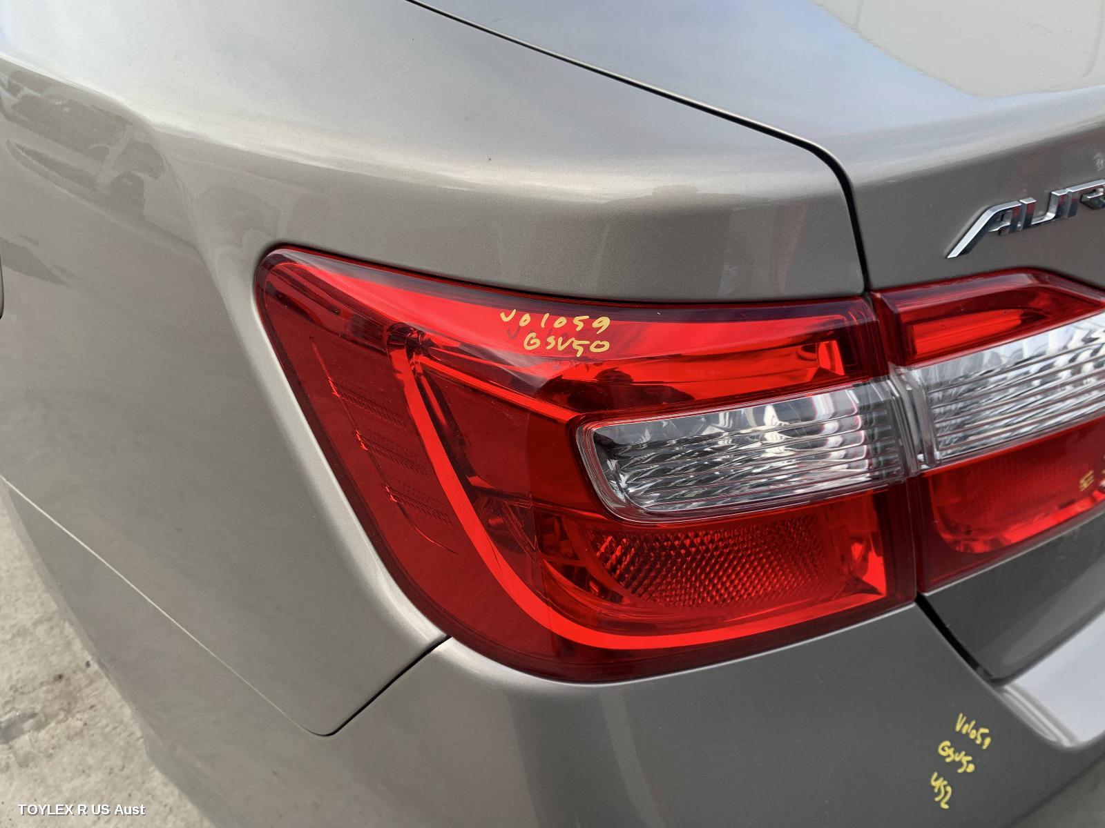 TOYOTA AURION 2013 Left Taillight GSV50R