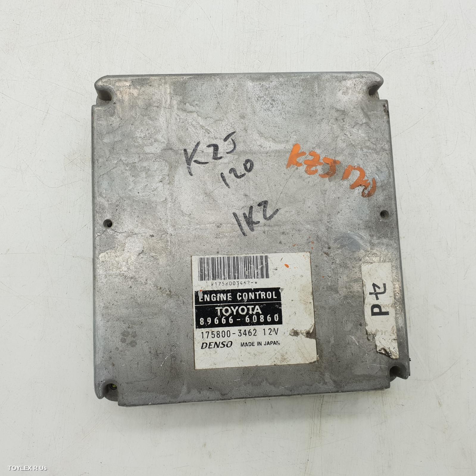 TOYOTA PRADO 2004 Ecu ENGINE ECU, 3.0, 1KZ-TE, DIESEL, MANUAL, P/N 8966660860, ECU ONLY, 120 SERIES