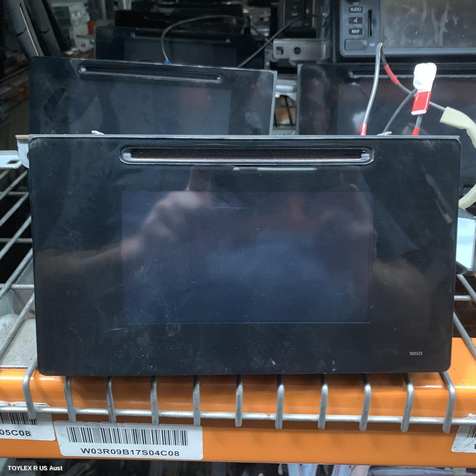 TOYOTA COROLLA 2017 Radio/Cd/Dvd/Sat/Tv 6.1IN TOUCH SCREEN (P/N ON FACE 100523), ZRE182R, HATCH