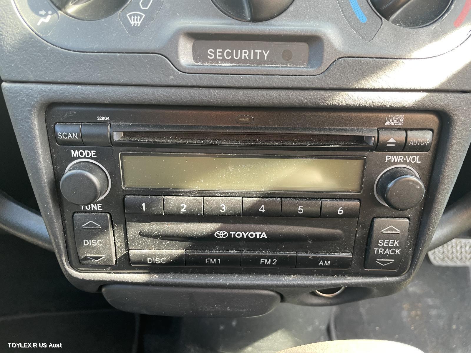 TOYOTA ECHO 2003 Radio/Cd/Dvd/Sat/Tv RADIO, NCP10R