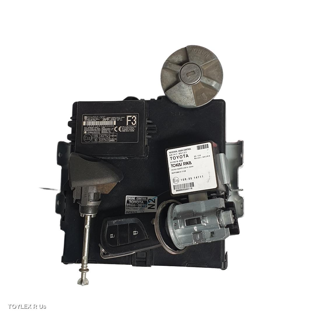 TOYOTA HILUX 2018 Ecu ENGINE ECU, 2.7, 2TR-FE, PETROL, AUTO T/M, SEC SET (ECU/IMM/READER/KEY)