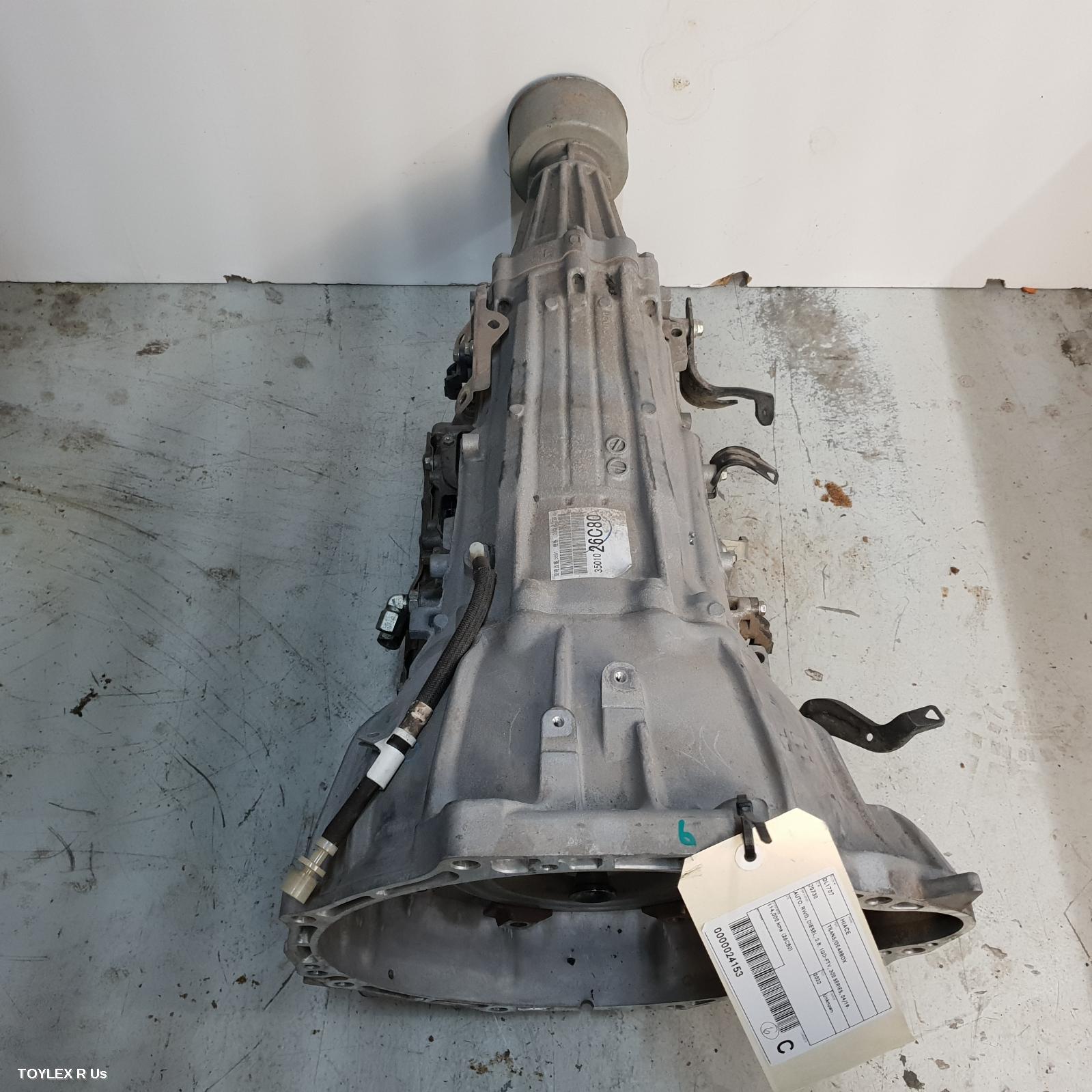 TOYOTA HIACE 2020 Trans/Gearbox AUTO, RWD, DIESEL, 2.8, 1GD-FTV, 300 SERIES