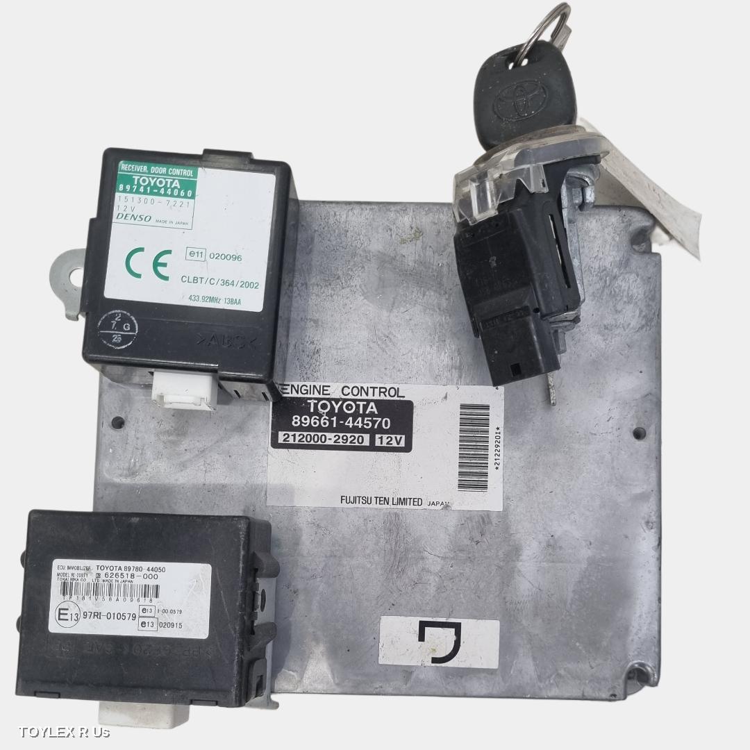 TOYOTA AVENSIS 2006 Ecu ENGINE ECU, 2.4, 2AZ-FE, PETROL, SEC SET (ECU/IMM/READER/KEY), ACM21R