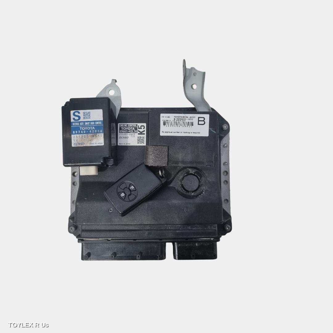 TOYOTA RAV4 2010 Ecu ENGINE ECU, 2.4, 2AZ-FE, AUTO T/M, 89661-42F30, SEC SET (ECU/IMM/READER/KEY), ACA33/ACA38