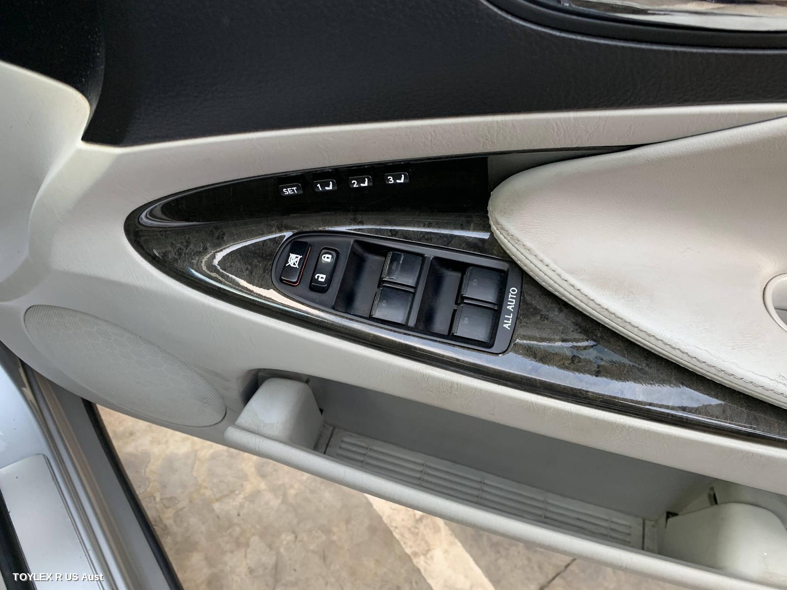 LEXUS GS 2008 Pwr Dr Wind Switch RH FRONT (MASTER SWITCH), 190 SERIES