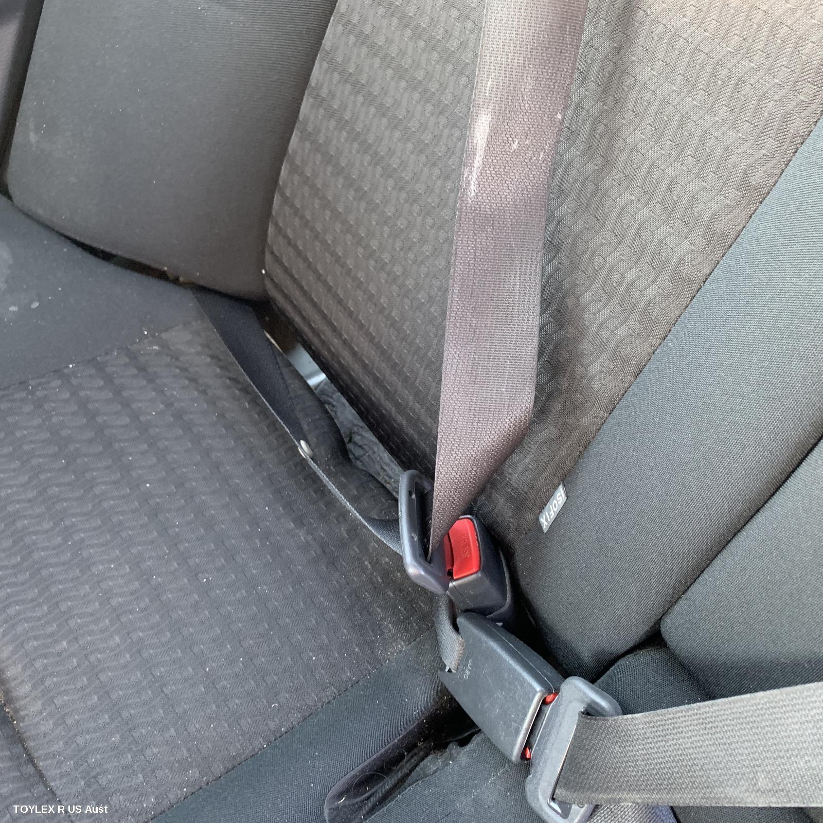 TOYOTA COROLLA 2008 Seatbelt/Stalk RH REAR, SEAT BELT ONLY, ZRE152/153R, SEDAN