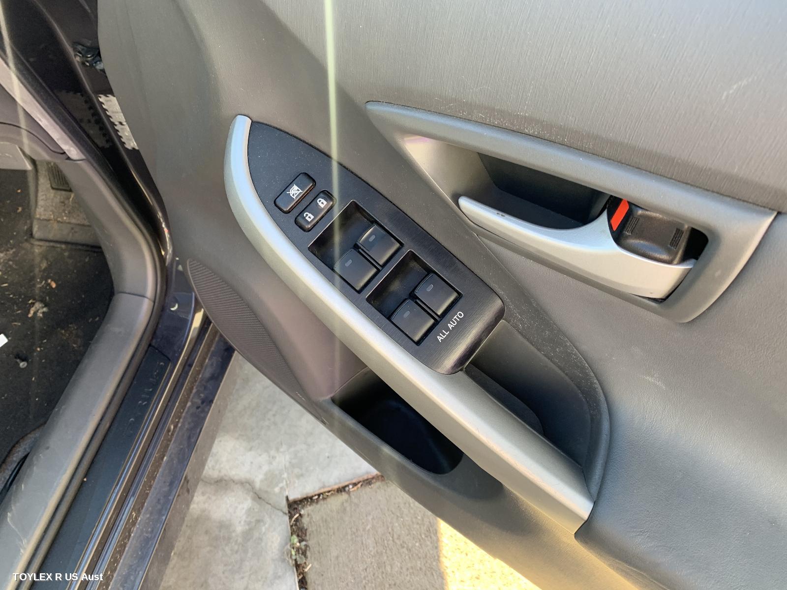 TOYOTA PRIUS 2009 Pwr Dr Wind Switch ZVW30R, RH FRONT (MASTER SWITCH)