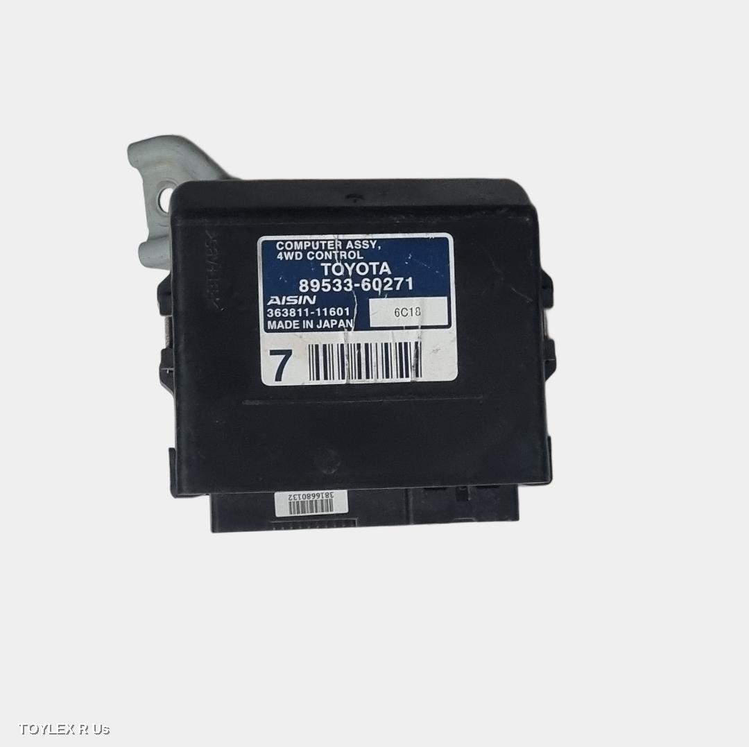 TOYOTA PRADO 2013 Ecu 150 SERIES, 4WD CONTROL MODULE (MOUNTED ABOVE GLOVE BOX), P/N 8953360271