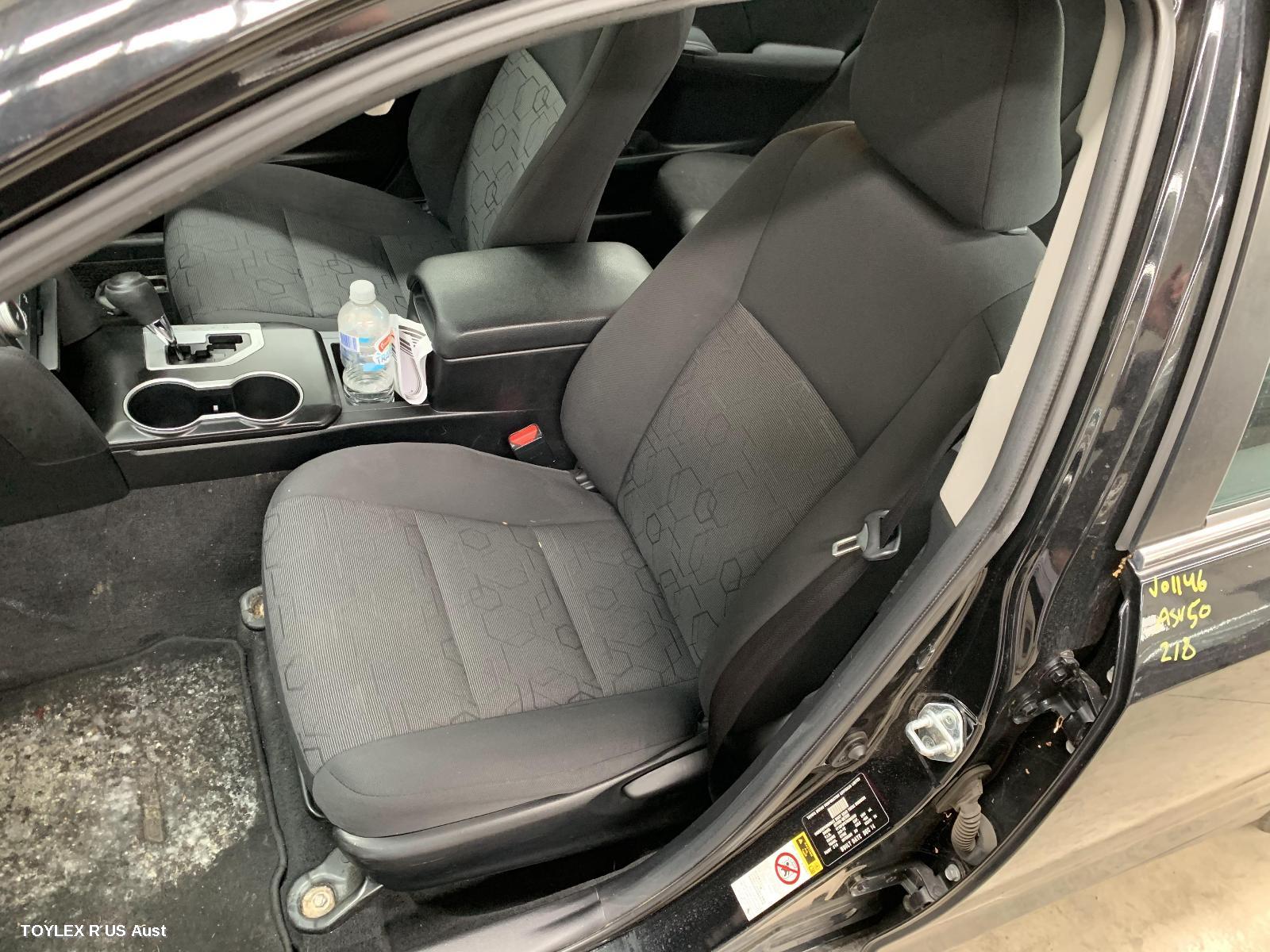 TOYOTA CAMRY 2014 Front Seat LH FRONT, ASV50, CLOTH, ALTISE/RZ/ATARA R