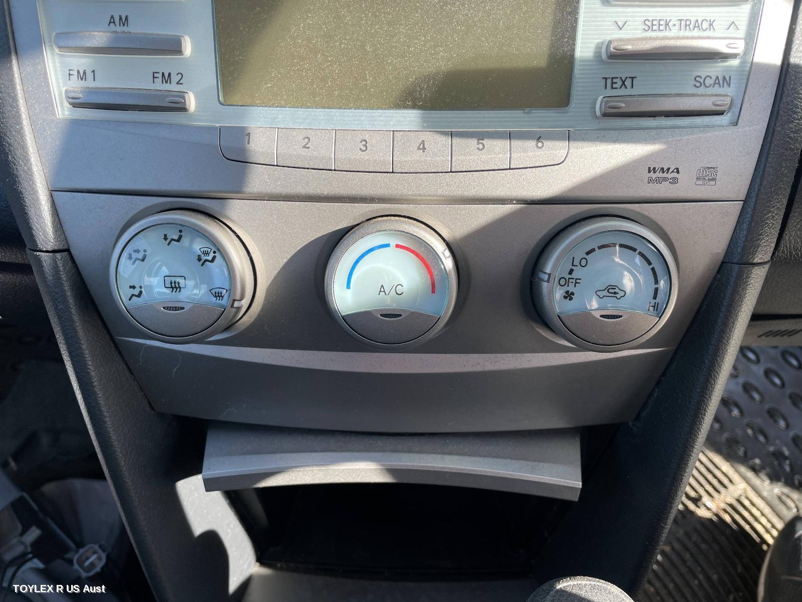 TOYOTA CAMRY 2010 Heater/Ac Controls ACV40, ALTISE, NON CLIMATE CONTROL TYPE