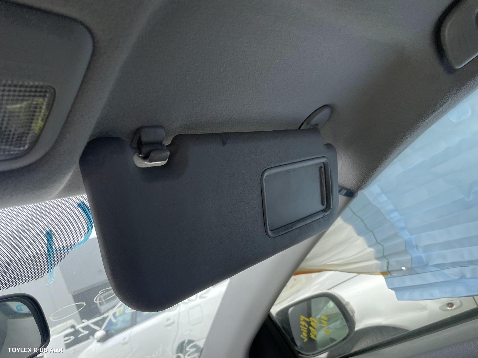 TOYOTA YARIS 2013 Sunvisor NCP9#, RH SIDE, W/ MIRROR TYPE