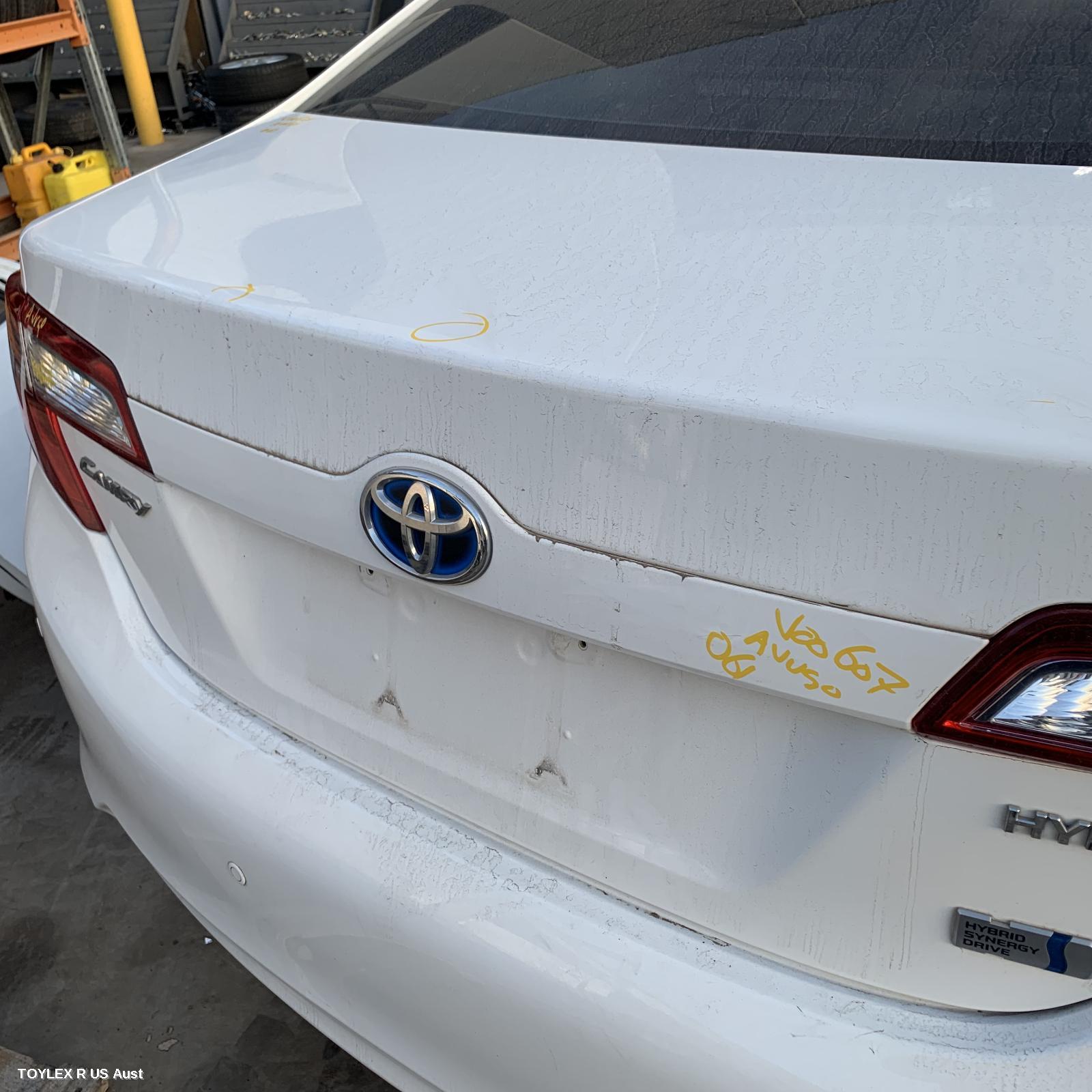 TOYOTA CAMRY 2013 Rear Garnish BOOTLID GARNISH (CENTRE), COLOUR CODED, W/ CAMERA TYPE, ACV50