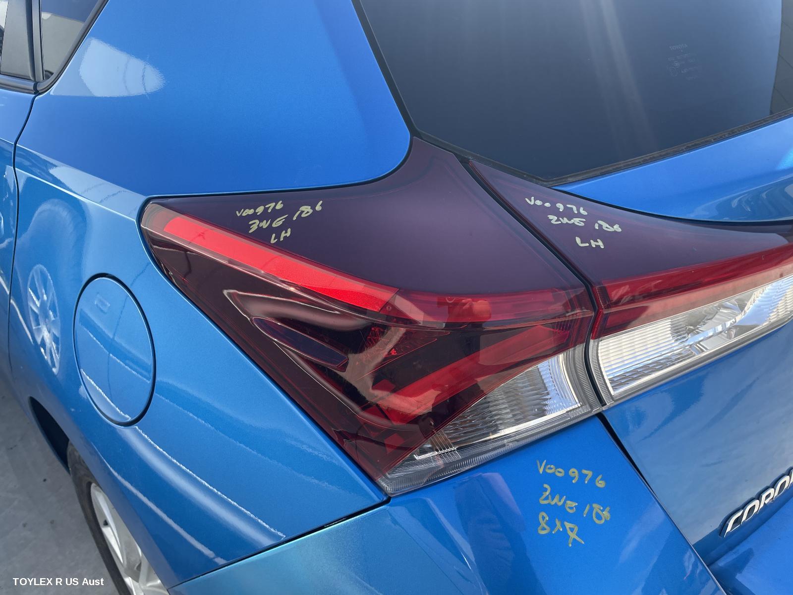 TOYOTA COROLLA 2017 Left Taillight ZRE182R/ZWE186R, HATCH