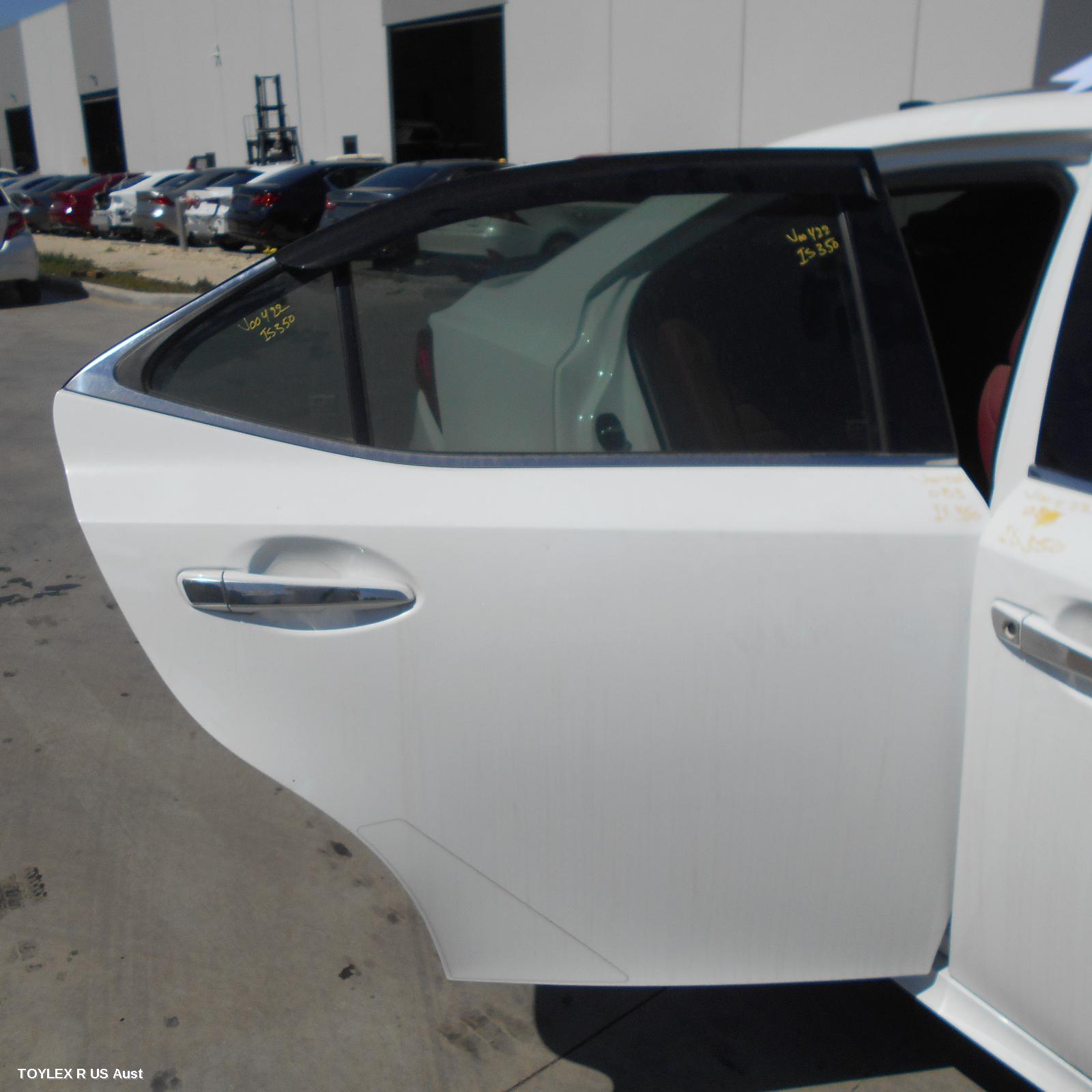 LEXUS IS SERIES 2013 Right Rear Door Sliding IS200t/IS250/IS300H/IS350, XE30