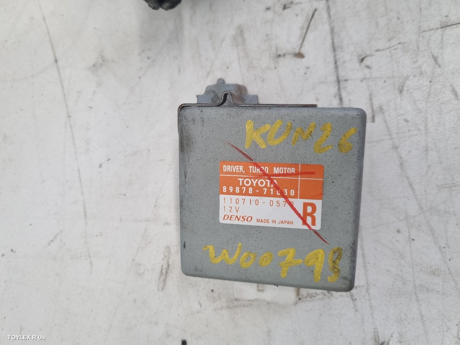 TOYOTA HILUX 2007 Ecu MODULE FOR TURBO DRIVER, 3.0, 1KD-FTV, DIESEL, P/N 89878-71030