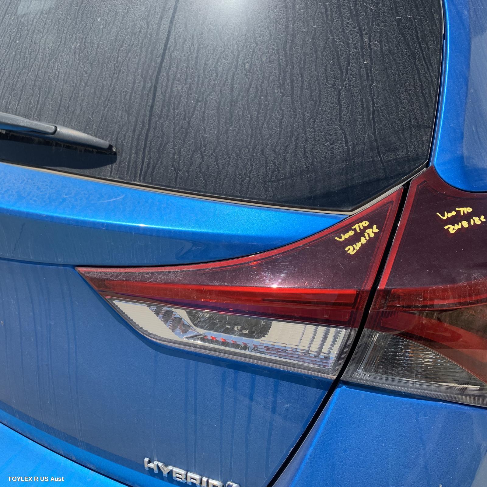 TOYOTA COROLLA 2016 Rear Garnish TAILGATE LAMP (RH SIDE), ZRE182R/ZWE186R, HATCH