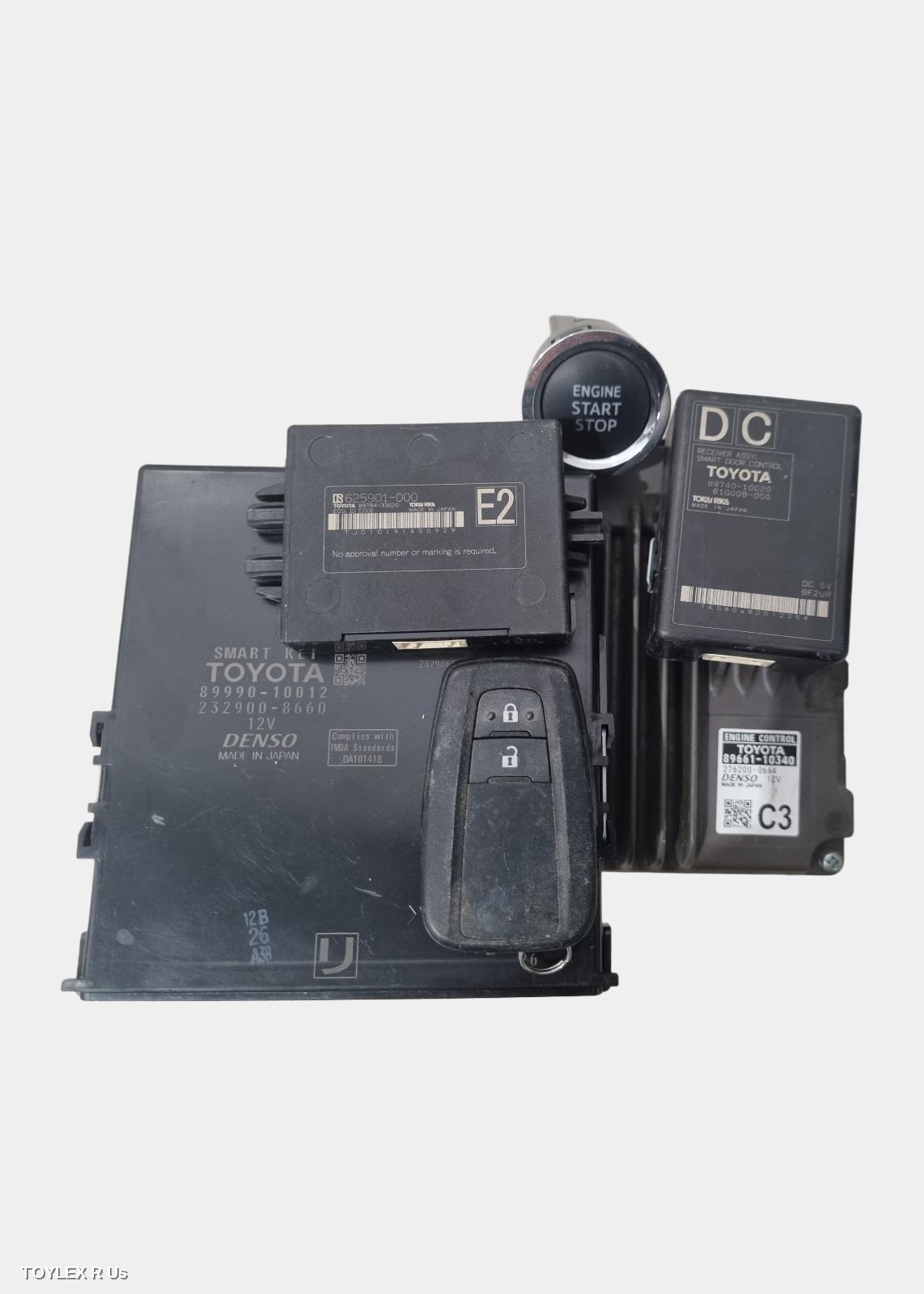 TOYOTA C-HR 2018 Ecu ENGINE ECU, 1.2, PETROL, SEC SET (ECU/IMM/READER/KEY), GEN 1