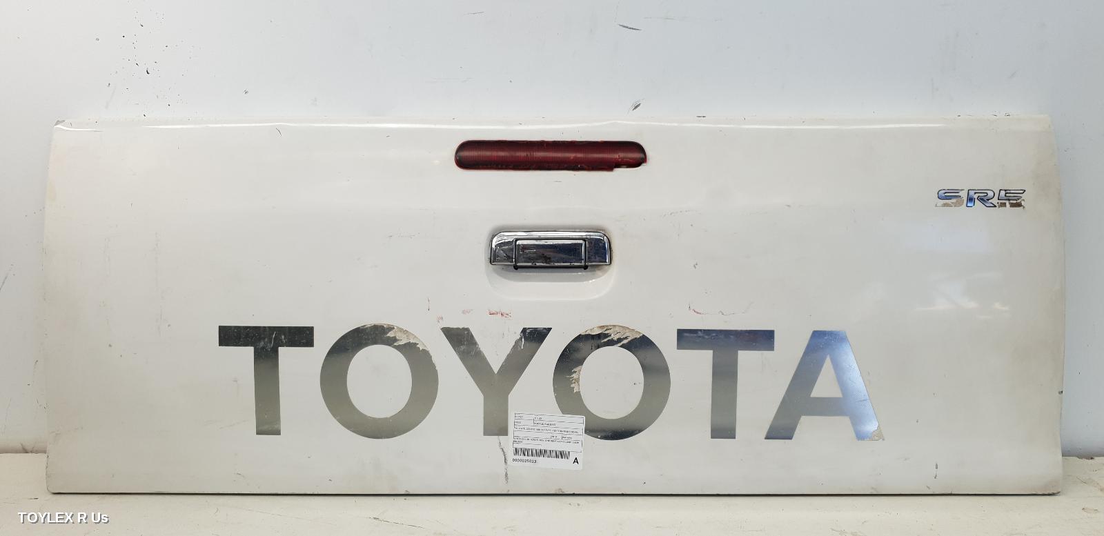 TOYOTA HILUX 2010 Bootlid/Tailgate TAILGATE, CENTRE HANDLE TYPE, NON TONNEAU HOOKS, W/ LAMP HOLE, NON CAMERA TYPE