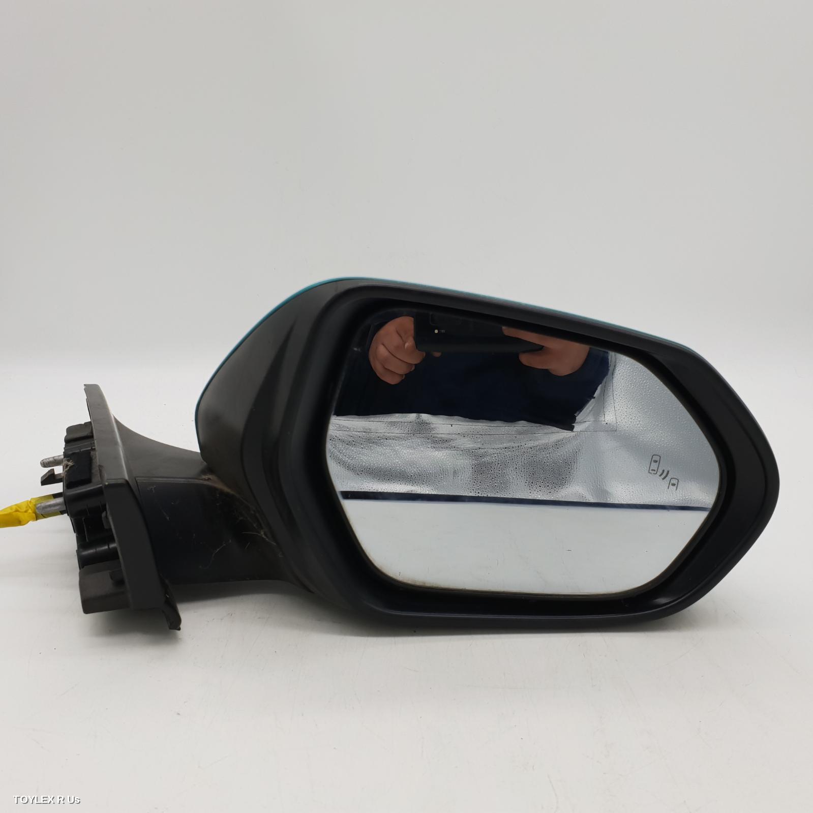 TOYOTA C-HR 2018 Right Door Mirror GEN 1, POWER FOLD, NON PUDDLE LIGHT TYPE, GLOSS BLACK, 12/16- 09/19