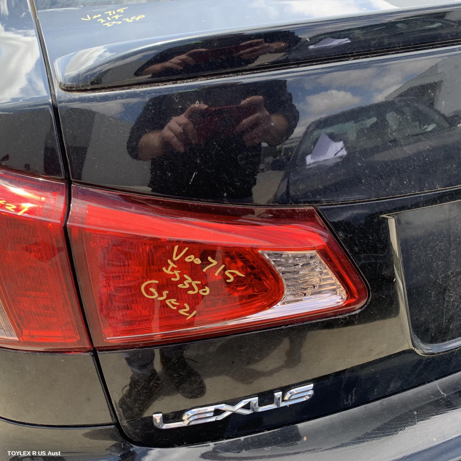 LEXUS IS250/IS250C 2012 Rear Garnish IS250/IS350, BOOTLID LAMP (LH SIDE), GSE20R, SEDAN