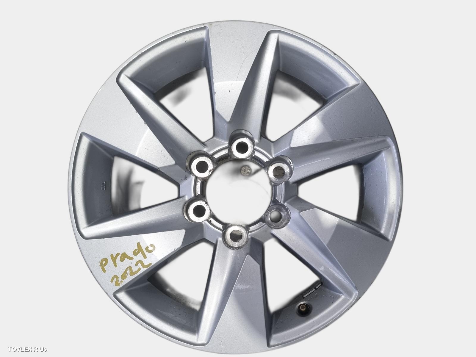 TOYOTA PRADO 2022 Wheel Mag FACTORY, 17X7.5IN, 6 SPOKE, 150 SERIES