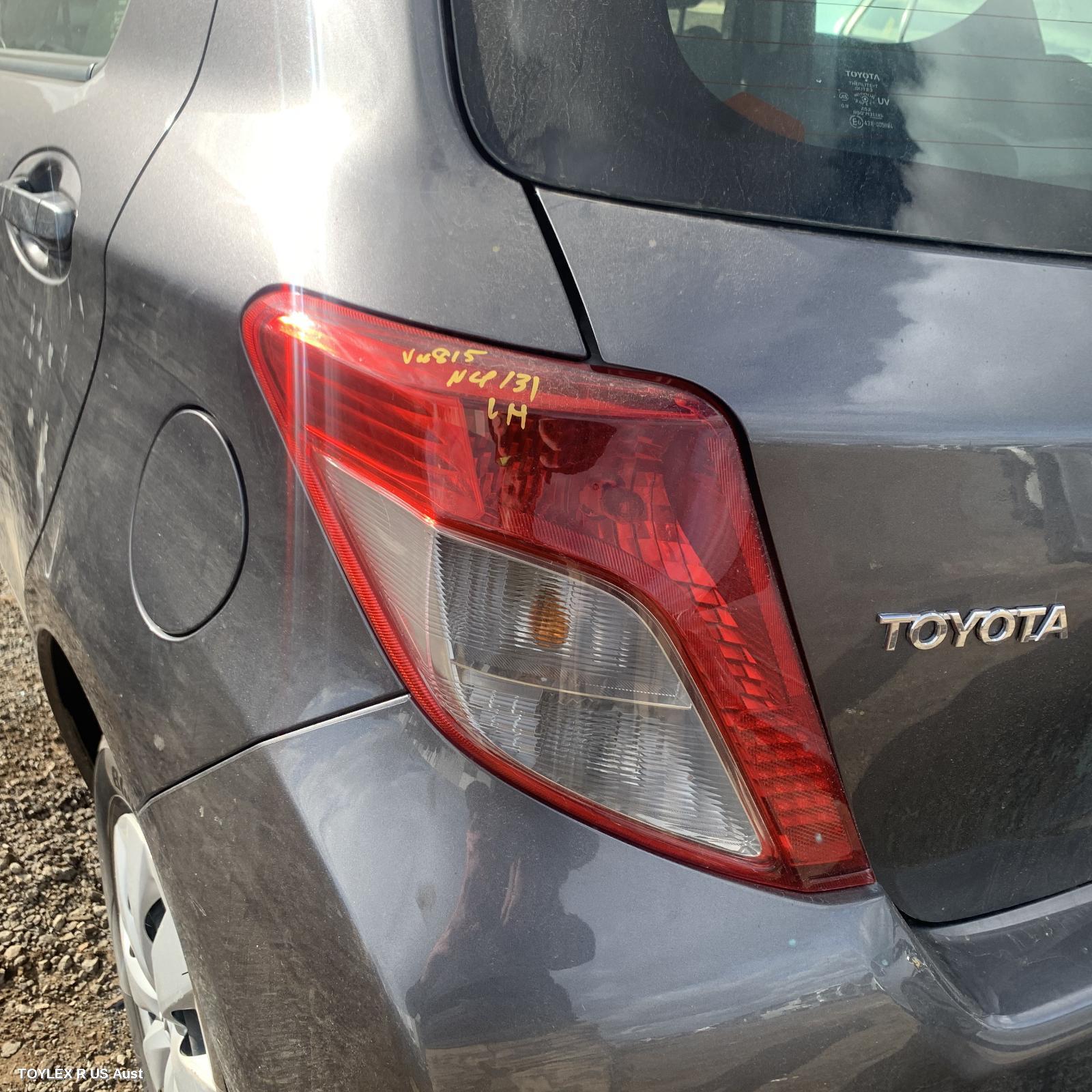 TOYOTA YARIS 2014 Left Taillight NCP13#, HATCH