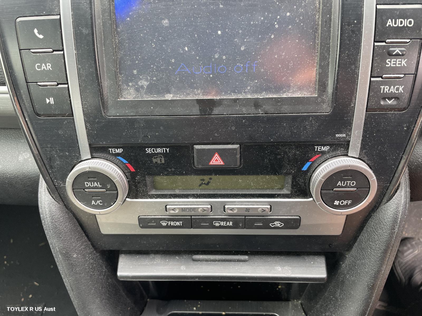 TOYOTA CAMRY 2012 Heater/Ac Controls ASV50/AVV50, CLIMATE CONTROL TYPE