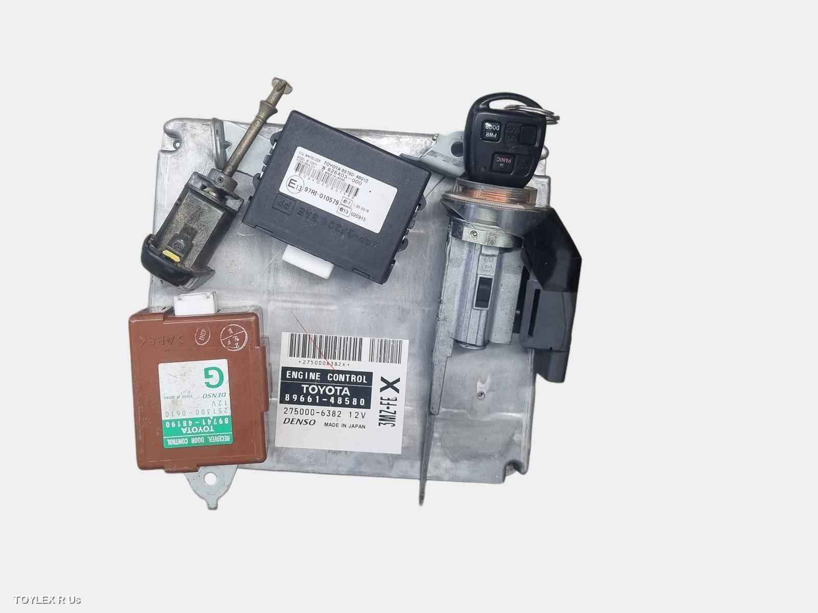 LEXUS RX SERIES 2004 Ecu ENGINE ECU, 3.3, 3MZ, PETROL, RX330, SEC SET (ECU/IMM/READER/KEY), MCU3#