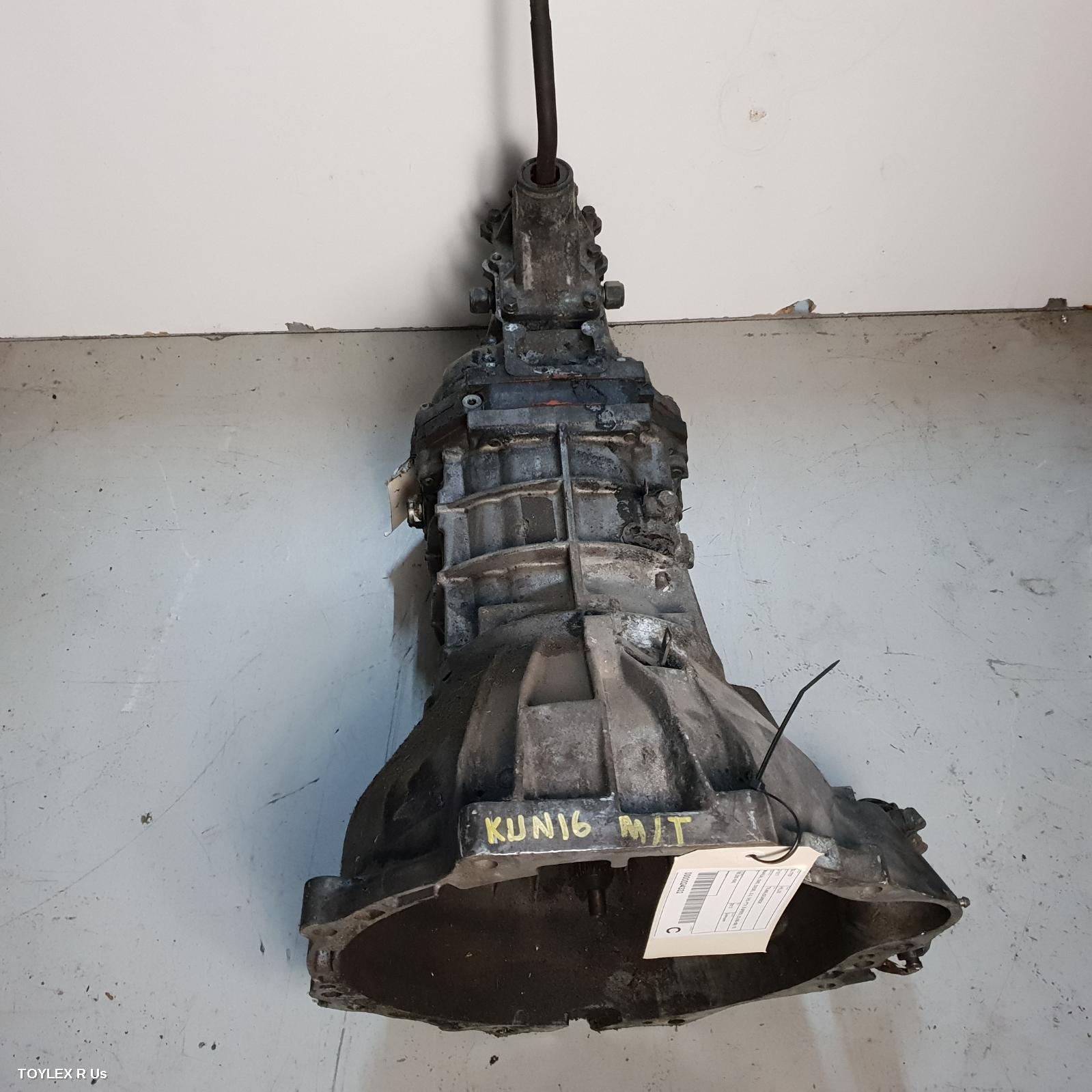 TOYOTA HILUX 2012 Trans/Gearbox MANUAL, 2WD, DIESEL, 3.0, 1KD-FTV, 5 SPEED