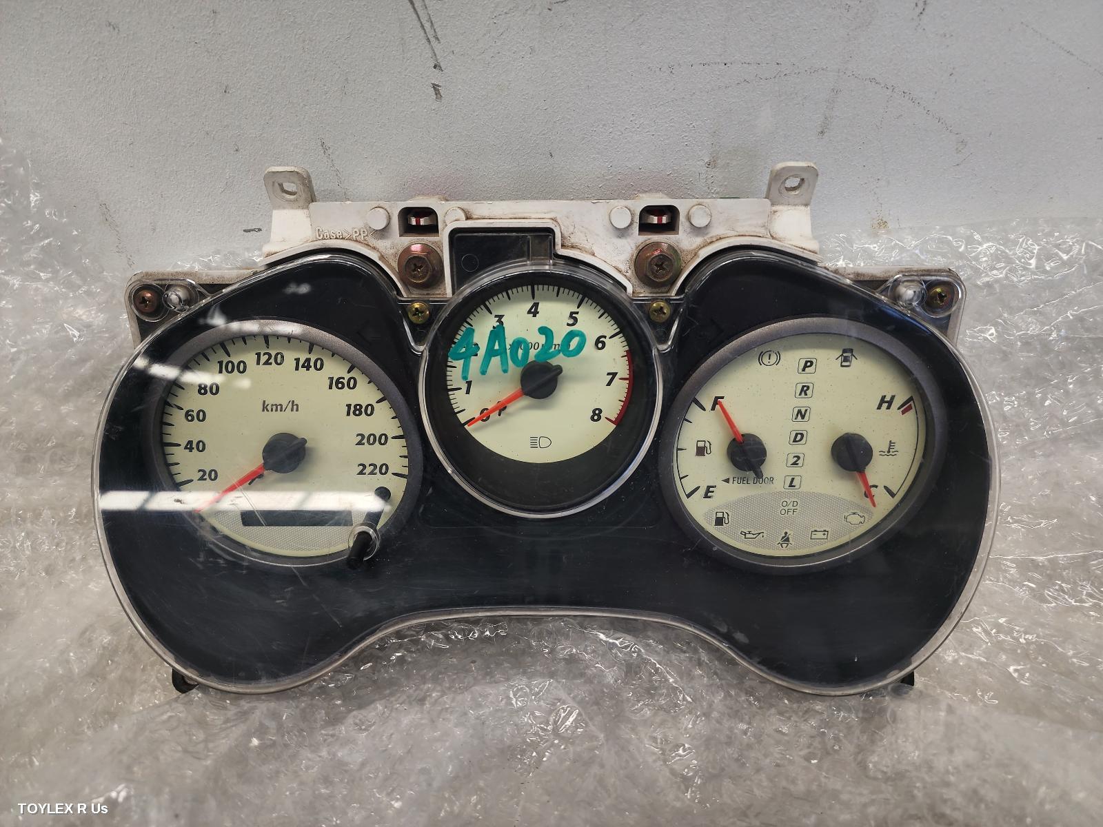 TOYOTA RAV4 2000 Instrument Cluster 2L, AUTO