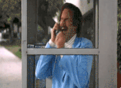 Don't be left with regret, follow the terms of your warranty Will Ferril screaming in frustration in a phone box